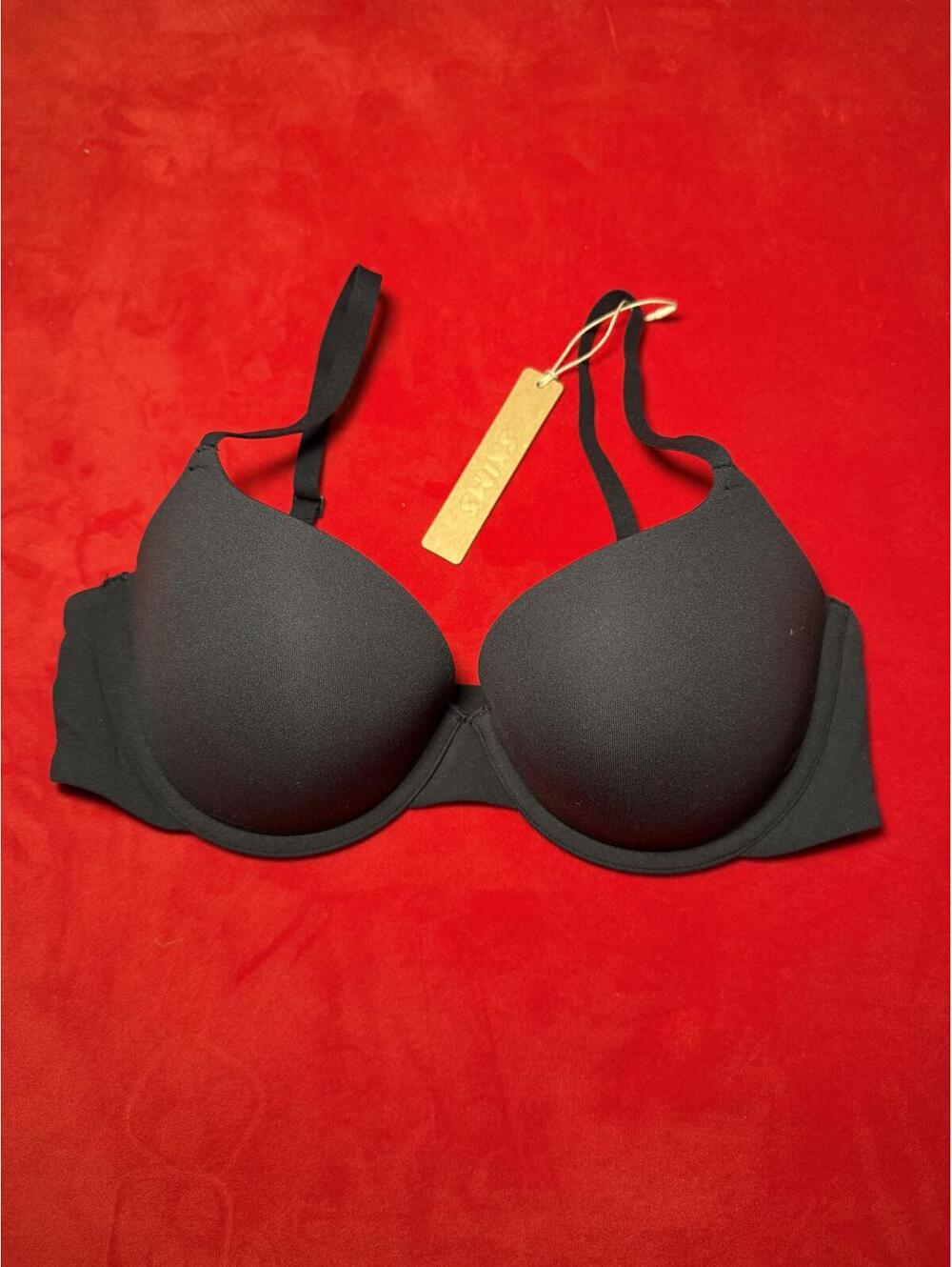 Skims Fits Everybody Push Up Demi Bra Color ONYX Size 34C